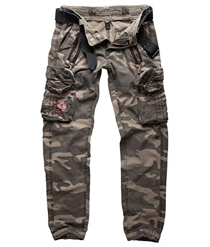 Surplus Raw Vintage Royal Traveler Slimmy Trousers, royalcamo, XXL von Surplus Raw Vintage