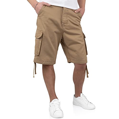 Surplus Raw Vintage Vintage Shorts Herren Cargo, Beige, XL von Surplus Raw Vintage