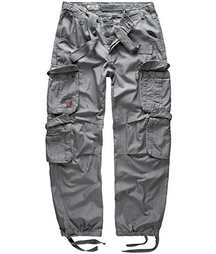 Surplus Raw Vintage Airborne Herren Cargo Hose, grau, 3XL von Surplus Raw Vintage