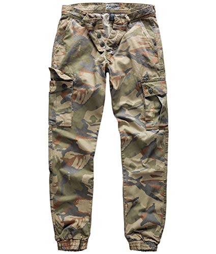 Surplus Raw Vintage Herren Cargo Bad Boys Pants, 4 Color camo, XXL von Surplus Raw Vintage