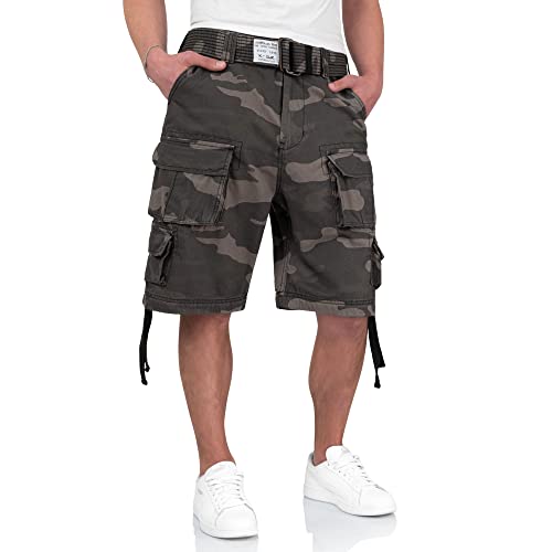 Surplus Raw Vintage Division Herren Cargo Shorts, blackcamo, XL von Surplus Raw Vintage