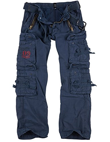 Surplus Raw Vintage Royal Traveler Trousers, Royalblue, XXL von Surplus Raw Vintage