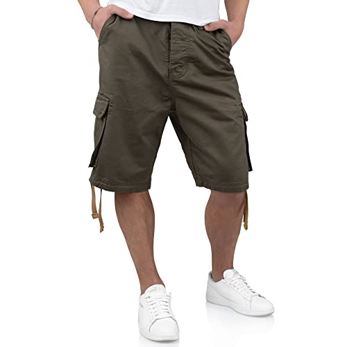 Surplus Raw Vintage Herren Cargo Vintage Shorts, Oliv, S von Surplus Raw Vintage