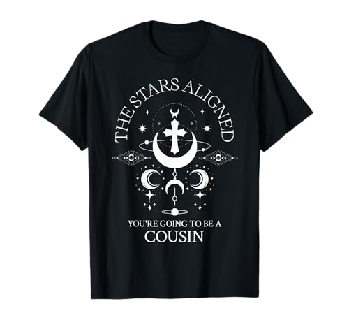 You're Going to Be a Cousin Celestial Baby Ankündigung T-Shirt You're Going to Be a Cousin Celestial Baby Ankündigung T-Shirt von Surprise Birth Announcement Celestial Baby Reveal
