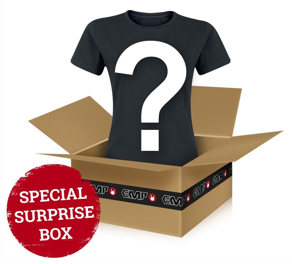 Surprise Metal/Rock Shirt T-Shirt - Ein Metal/Rock Shirt/Top unserer Wahl - S bis 3XL - für Damen - Größe M   - Lizenziertes Merchandise! Surprise Metal/Rock Shirt T-Shirt - Ein Metal/Rock Shirt/Top unserer Wahl - S bis 3XL - für Damen - Größe M   - Lizenziertes Merchandise! von Surprise Metal/Rock Shirt