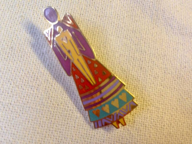 Laurel Burch Brosche Pin Mutter Und Kind Cloisonné Kunstschmuck Stück Signiert Laurel Burch Brosche Pin Mutter Und Kind Cloisonné Kunstschmuck Stück Signiert von SurrenderDorothy