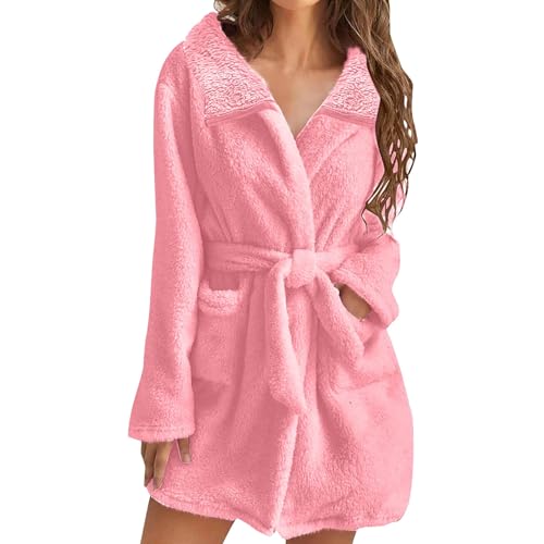 Bademantel Damen Kurz Sauna Einfarbig Bathrobe Frottee Bademantel Große Größen Leicht Flauschig Bademantel Mit Kapuze Fleece Hausmantel Dicker Frottier-Bademantel Baumwolle Bath Robe Bademantel Damen Kurz Sauna Einfarbig Bathrobe Frottee Bademantel Große Größen Leicht Flauschig Bademantel Mit Kapuze Fleece Hausmantel Dicker Frottier-Bademantel Baumwolle Bath Robe von Surttan