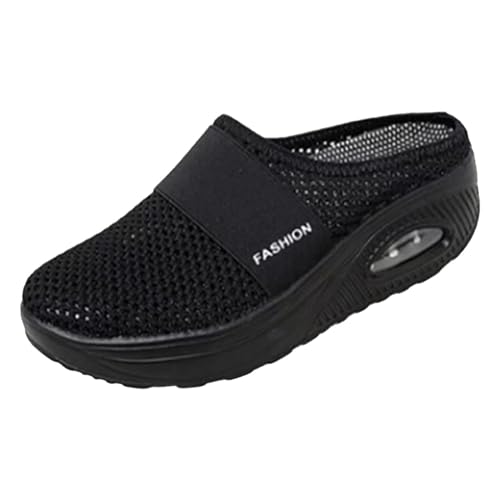 Damen Sale,Orthopädische Hausschuhe Clogs & Pantoletten für Damen Air Cushion Freizeit Atmungsaktiv Sandals Gesundheitsschuhe Diabetiker Slip on Walkingschuhe Hausschuhe Schuhe von Surttan