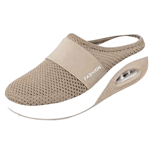 Deals,Orthopädische Hausschuhe Damen Clogs & Pantoletten für Damen Air Cushion Freizeit Atmungsaktiv Sandals Gesundheitsschuhe Diabetiker Slip on Walkingschuhe Hausschuhe Schuhe von Surttan