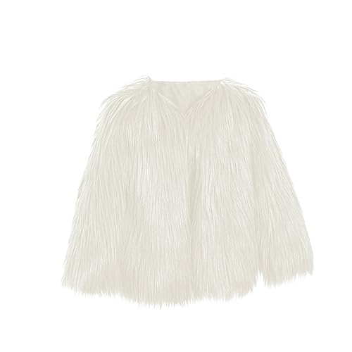 Fleece Jacke Mädchen,Fleece Mantel Kinder,Übergangsjacken Langarm Wintermantel Warmer Fleecejacke Winter Pelzmantel Outdoor Teddy Plüsch Pelzjacke Fleece Strickjacke Für Mädchen von Surttan