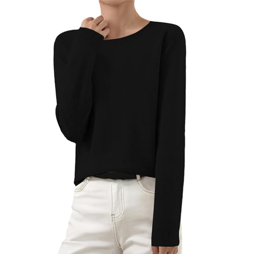 Oberteil Damen Elegant Winter Pulli Pullover V-Ausschnitt Elegant Einfarbig Strickpulli Baumwolle Grobstrick Winterpullover Warm Wollpullover Casual Lose Cashmere Pullover Gestrickter Sweater Oberteil Damen Elegant Winter Pulli Pullover V-Ausschnitt Elegant Einfarbig Strickpulli Baumwolle Grobstrick Winterpullover Warm Wollpullover Casual Lose Cashmere Pullover Gestrickter Sweater von Surttan