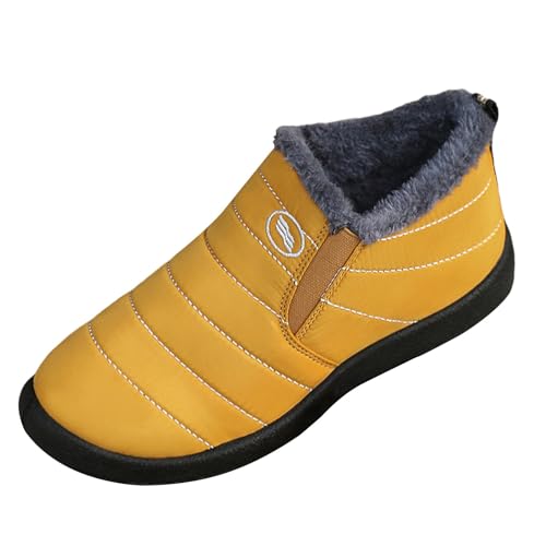 Schneestiefel Damen Wasserdicht Herren Winterstiefel Warm gefütterte Winterschuhe Winter Kurzschaft Stiefel Boots Schuhe orthopädische warme Stiefel Fußgewölbeunterstützung Trekkingstiefel Rutschfeste von Surttan