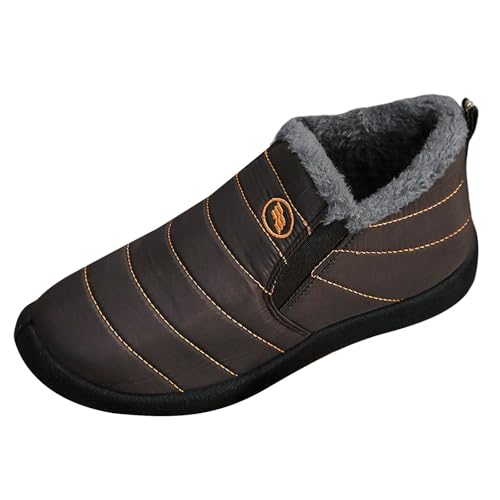 Schneestiefel Damen Wasserdicht Herren Winterstiefel Warm gefütterte Winterschuhe Winter Kurzschaft Stiefel Boots Schuhe orthopädische warme Stiefel Fußgewölbeunterstützung Trekkingstiefel Rutschfeste von Surttan