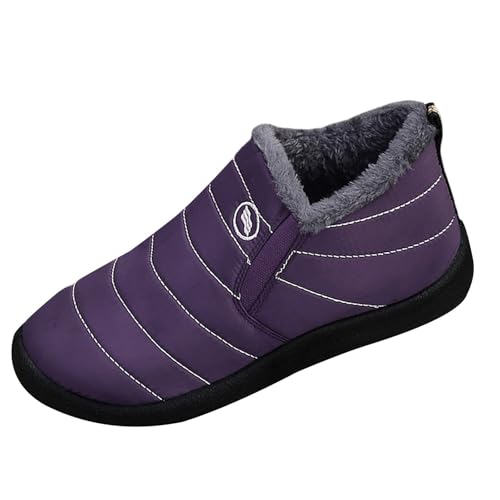 Schneestiefel Damen Wasserdicht Herren Winterstiefel Warm gefütterte Winterschuhe Winter Kurzschaft Stiefel Boots Schuhe orthopädische warme Stiefel Fußgewölbeunterstützung Trekkingstiefel Rutschfeste von Surttan