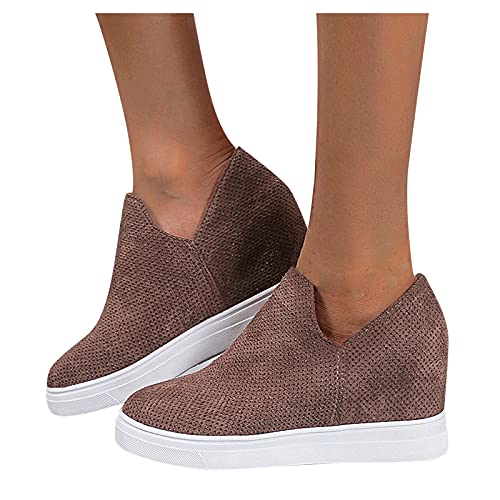 Schuhe Damen Frühling 2022 Mesh Atmungsaktiv Sportschuhe Wedge Plattform Freizeitschuhe Unsichtbar Höhe Erhöhung Turnschuhe Bequem Slip On Sneaker Leichte Plateauschuhe Keilschuhe Freizeitschuhe Schuhe Damen Frühling 2022 Mesh Atmungsaktiv Sportschuhe Wedge Plattform Freizeitschuhe Unsichtbar Höhe Erhöhung Turnschuhe Bequem Slip On Sneaker Leichte Plateauschuhe Keilschuhe Freizeitschuhe von Surttan