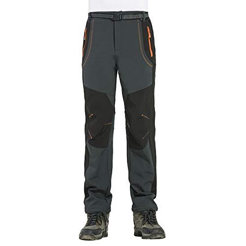 Surttan Verdickte Softshellhose Softshellhose Outdoorhose Thermohose Warm Gefüttert und Winddicht Hose Trekkinghose Schneehose Thermohose Wanderhose Activewear Laufhose Cargohose Herren von Surttan