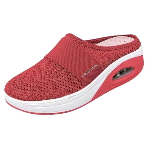 Warehouse Deal,Orthopädische Hausschuhe Damen Clogs & Pantoletten für Damen Air Cushion Freizeit Atmungsaktiv Sandals Gesundheitsschuhe Diabetiker Slip on Walkingschuhe Hausschuhe Schuhe von Surttan