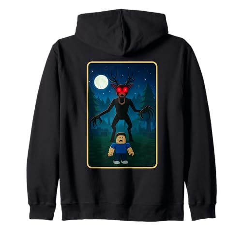 Kinder-Meme „Scary Deer 99 Nights Halloween Gamer In The Forest“ Kapuzenjacke von Survival Gaming Gear