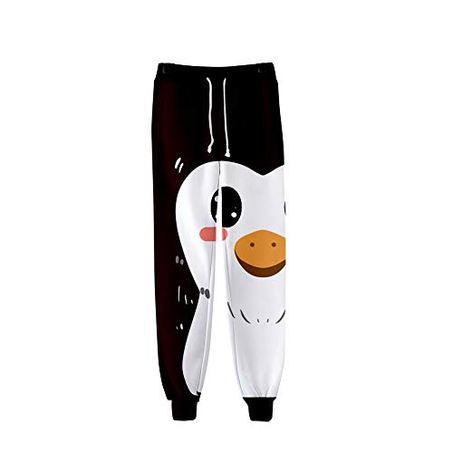 Surwin Unisex Jogger Hosen Herren Damen Trainingshose 3D Schön Tier Bedruckte Slim Fit Hose Jogginghose Hip Hop Streetwear Sporthose Baggy Kordelzug Freizeithosen (Schwarzer Pinguin,L) von Surwin