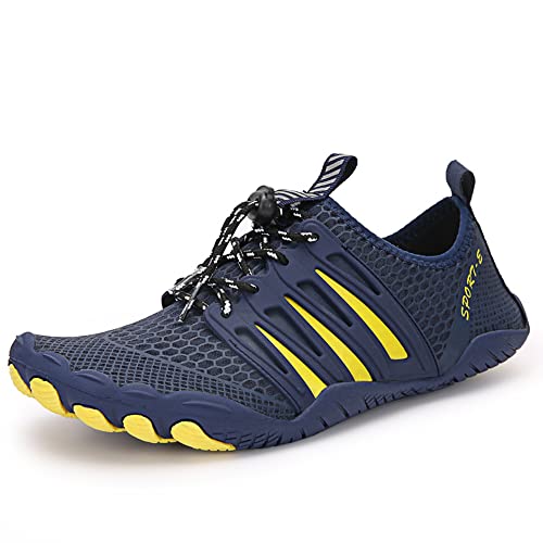 Surwin Wasserschuhe Badeschuhe Damen Herren Strandschuhe Schnell Trocknend Schwimmschuhe rutschfest Aquaschuhe Leicht Barfußschuhe Traillaufschuhe Fitnessschuhe Surfschuhe 36-47 von Surwin