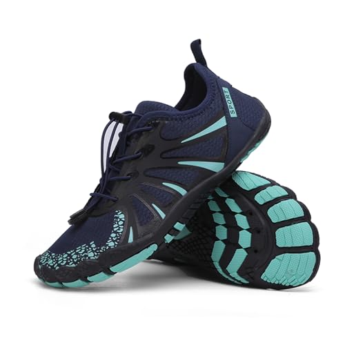 Surwin Barfußschuhe Herren Damen Wasserschuhe Schnell Trocknend Schwimmschuhe Schutz Strandschuhe Atmungsaktiv Aquaschuhe Feldluft Barfussschuhe rutschfest Badeschuhe Gr.38-47 von Surwin