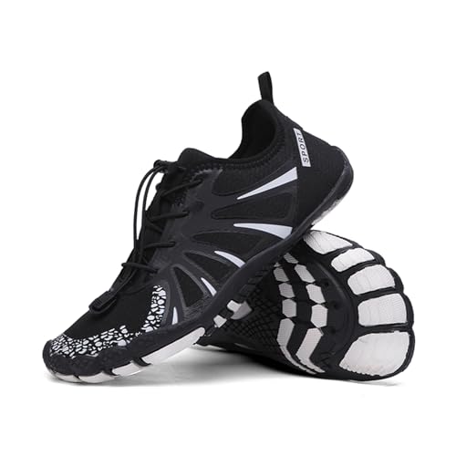 Surwin Barfußschuhe Herren Damen Wasserschuhe Schnell Trocknend Schwimmschuhe Schutz Strandschuhe Atmungsaktiv Aquaschuhe Feldluft Barfussschuhe rutschfest Badeschuhe Gr.38-47 von Surwin