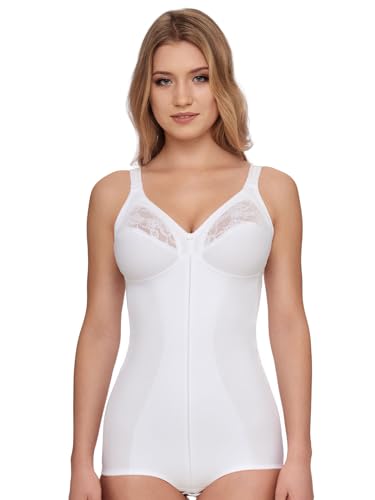 6386 Susa Hosencorselet ohne Bügel mit starker Formkraft (80C, weiß) von Susa