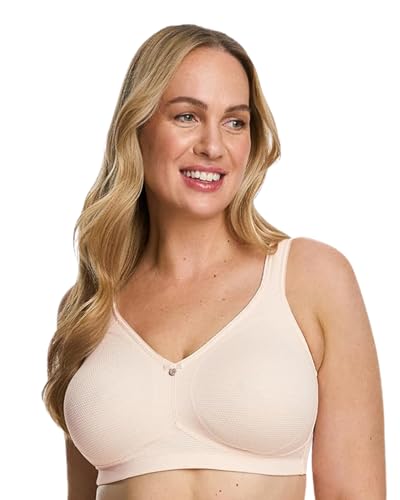 SUSA BH Damen ohne Bügel - Capri 8107 - Größen B-G - BH mit Soft-Touch-Unterbrustband - Gemoldete Cups mit Stützblenden & verstellbaren Träger - Glattes, leichtes Material - Bequemer T Shirt BH von Susa