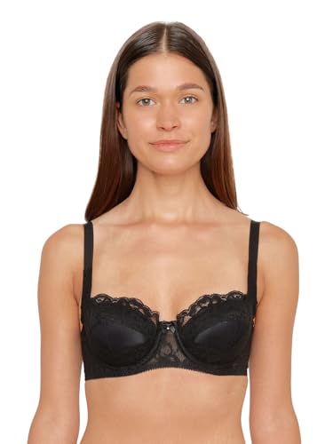 SUSA Dirndl BH Push up "Wiesn-Zauber" , Bügel-Push-Up BH mit bestickten Soft Cup Schalen , BH mit einfachem Design für ein atemberaubendes Dekolleté von Susa