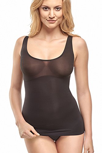 Susa Damen Bodyforming Formendes Top, Schwarz (Schwarz 4), 48 (Herstellergröße: XL) von Susa