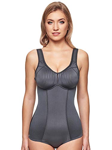 Susa 6532-210 Women's Cremona Graphite Grey Bodysuit One Piece Body 80E von Susa