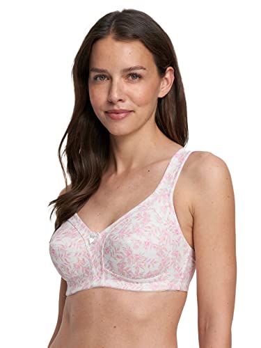 Susa BH Damen ohne Bügel Latina I Damen-BHS mit genähten Cups & seitlichen Stützblenden I Dessous mit optimaler Passform I Hoher I Rose-weiß I 85B von Susa