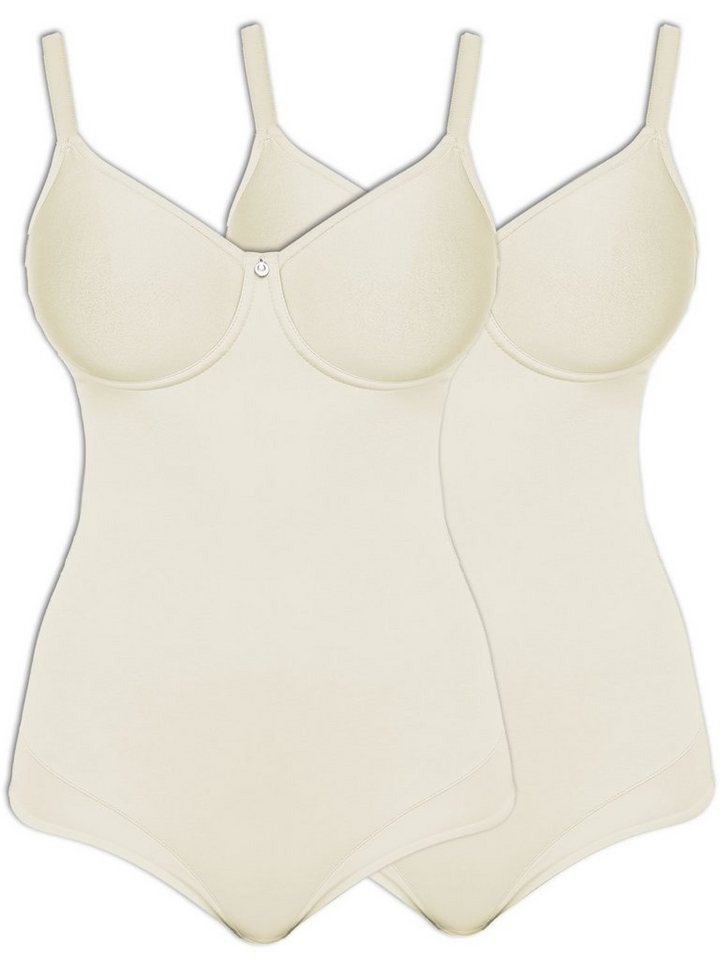 Susa Body 2er Pack Body mit Bügel Catania (Spar-Set, 2-tlg) gerundeter Beinausschnitt von Susa