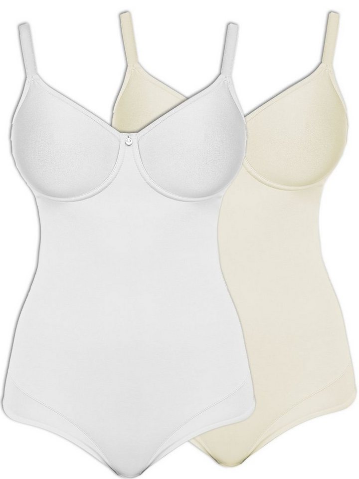 Susa Body 2er Pack Body mit Bügel Catania (Spar-Set, 2-tlg) gerundeter Beinausschnitt von Susa