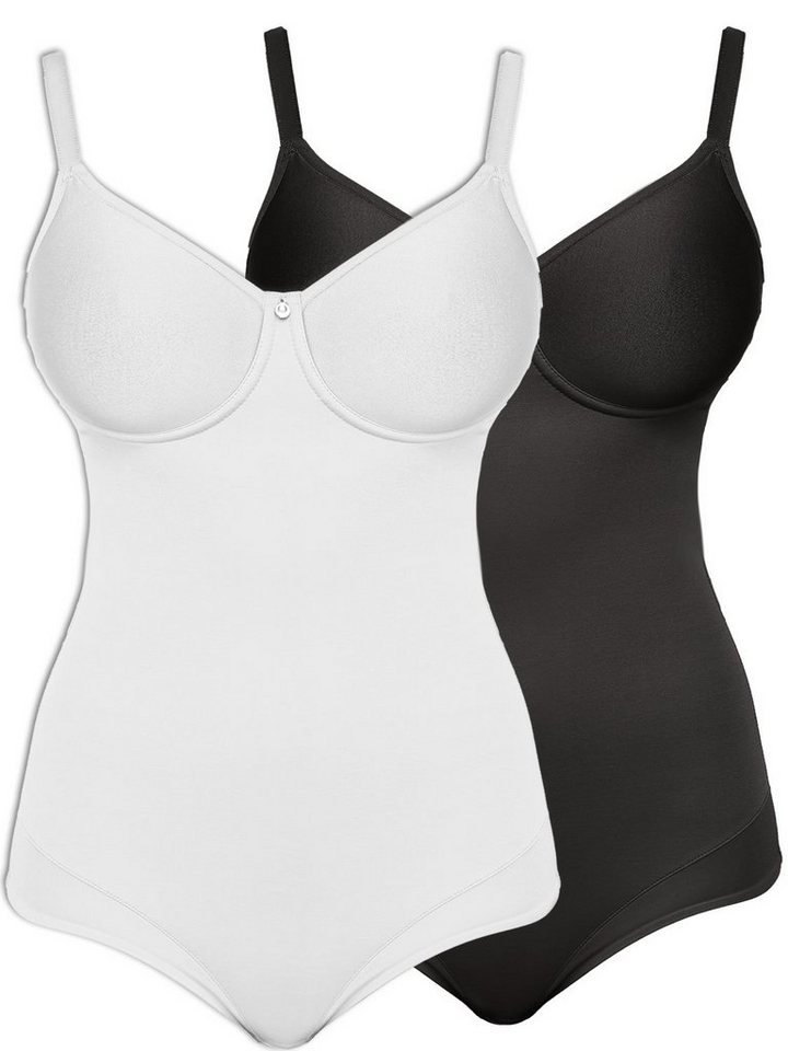 Susa Body 2er Pack Body mit Bügel Catania (Spar-Set, 2-tlg) gerundeter Beinausschnitt von Susa