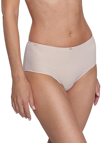 Susa Body mit Bügel Montreal I Softer Damenbody aus Nyon I Elastischer Bodysuit mit hohem I Gefütterter Schritt I Mit Häkchenverschluss I beige I 90E von Susa