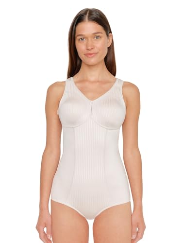 Susa Body ohne Bügel Cremana I Body Shapewear Damen stark formend I Frauen Mieder I Softer Bodysuit mit Shaping Effekt I Formt Taille, Bauch und Po von Susa