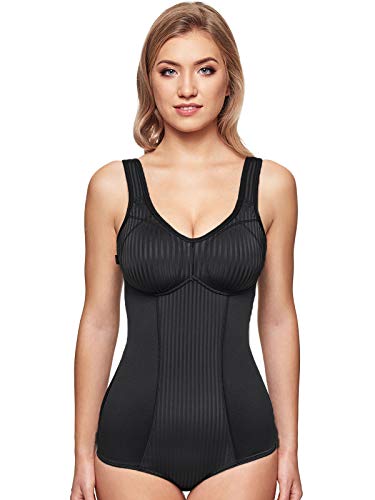 Susa Body ohne Bügel Cremana I Body Shapewear Damen stark formend I Frauen Mieder I Softer Bodysuit mit Shaping Effekt I Formt Taille, Bauch und Po von Susa
