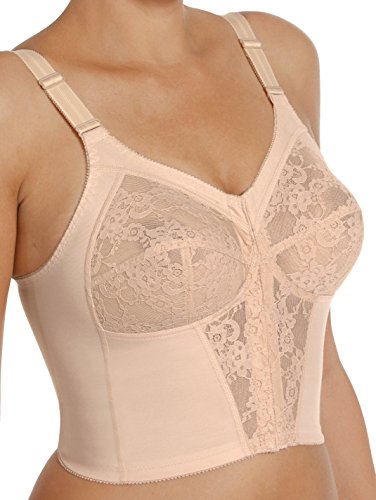 Susa Damen Comfort Vorderverschluss-BH, Blickdicht, Skin, 110A von Susa