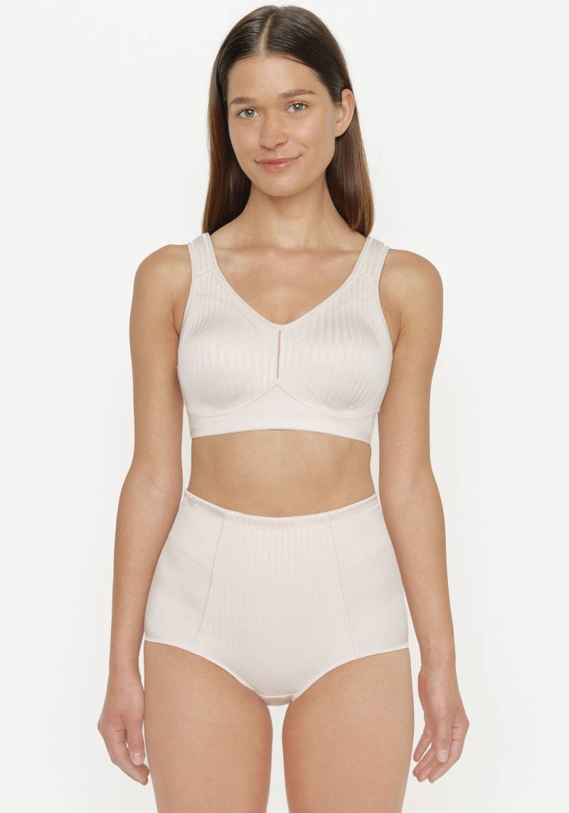 Susa Bügelloser BH "Cremona", Stützfunktion, vorgeformte Cups, Streifenoptik vorn von Susa