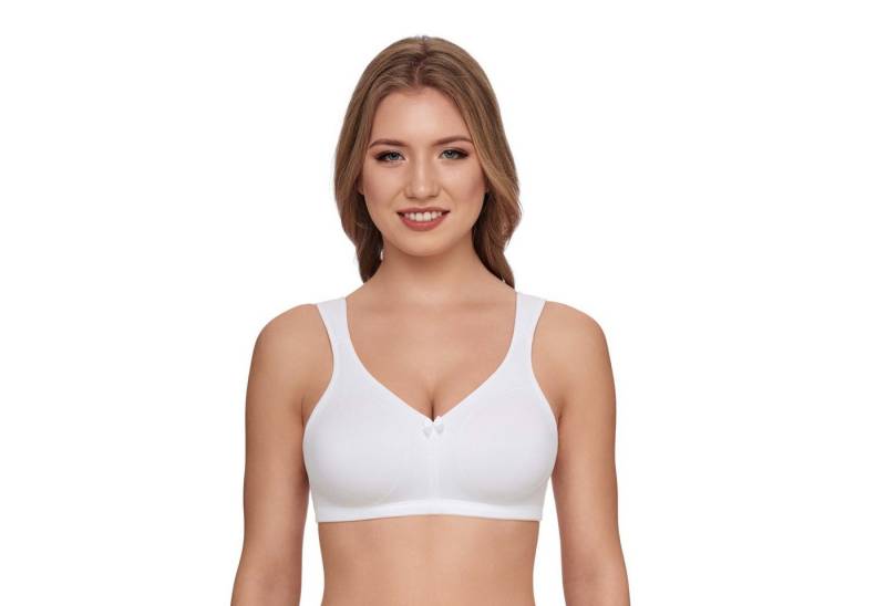 Susa Bügelloser BH Susa Topsy Plus BH ohne Bügel 9756 (80 E Weiss) von Susa