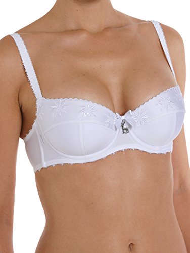 Susa Damen 7614 Dirndl-BH, Blickdicht, weiß, 70 C von Susa