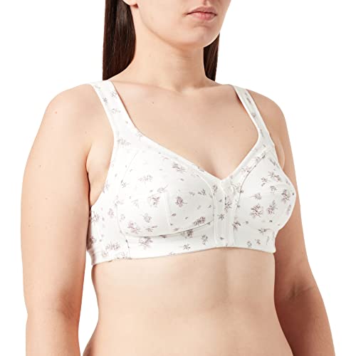 Susa Damen Bügel 8001 Bügelloser BH, Champagner Bedruckt, 80 G von Susa