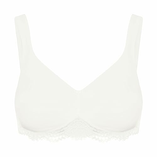 Susa Damen Bügel gemoldet Organic-Cotton Bügelloser BH, Weiß (Natur 229), 75A von Susa