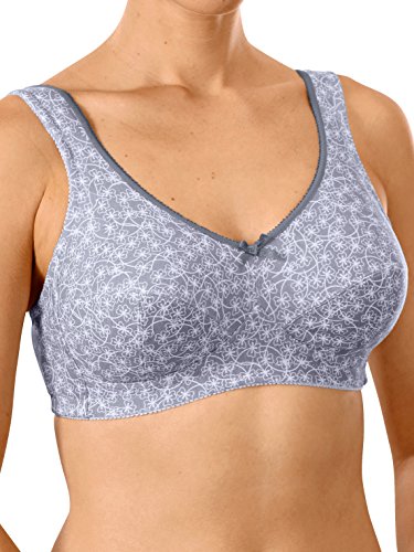 Susa Damen kompakter Funktions Bügel Bügelloser BH, Grau (Grau 024), 85G von Susa