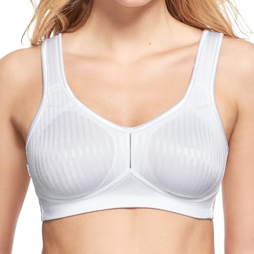 Susa Damen Entlastungs Bügel Cremona Comfort Plus Bügelloser BH, Blickdicht, weiß, 90D von Susa