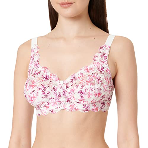 Susa Damen Latina BH, Blickdicht, Graphic pink, 85C von Susa