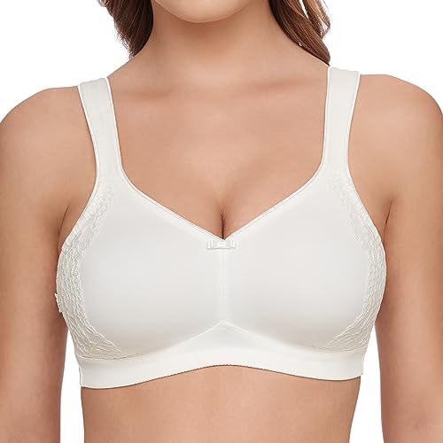 Susa Damen Bügel gemoldet London Minimizer BH, weiß, 85E von Susa