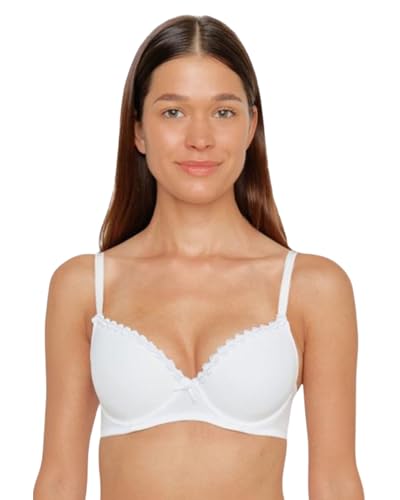 Susa Damen Wiesn-Zauber 8025 mit Push-Up-Schalen Dirndl-BH, weiß, 90A von Susa