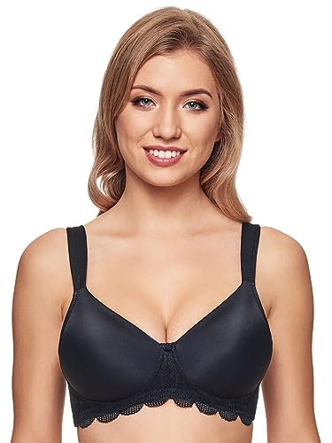 Susa Damen Schalen Bügel 8129 Bügelloser BH, Schwarz (Schwarz 004), Keine Angabe(Herstellergröße: 75 C) von Susa